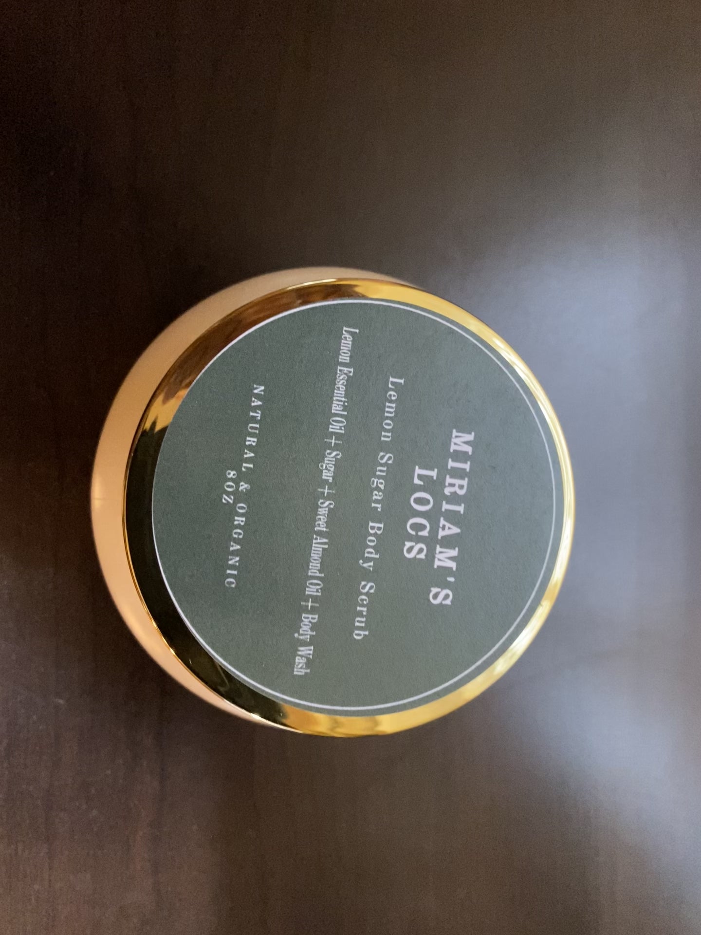 Lemon Sugar Body Scrub 8 OZ