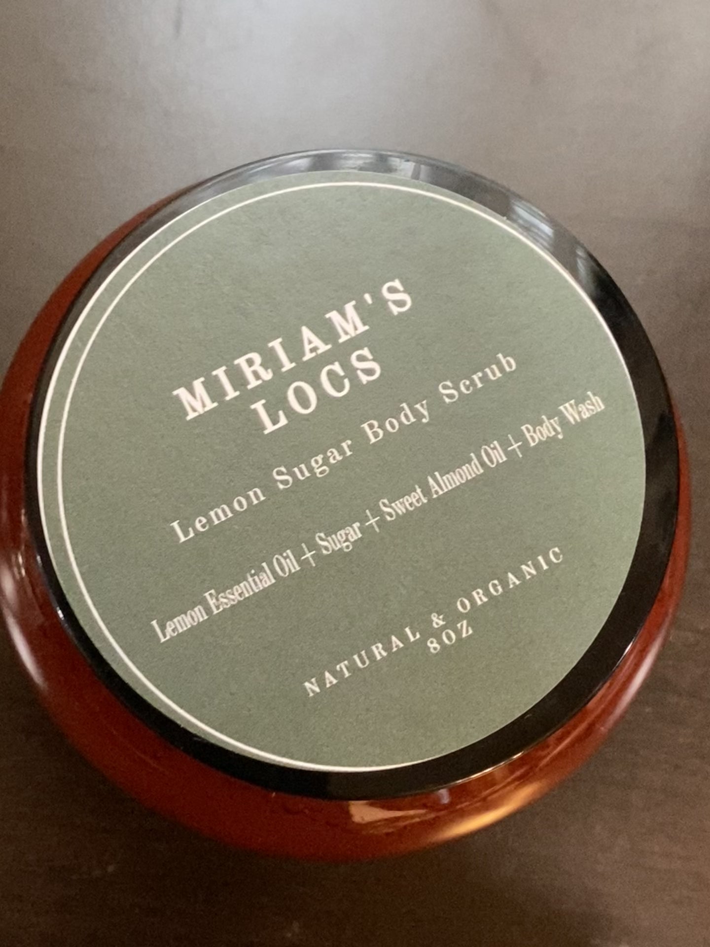 Lemon Sugar Body Scrub 8 OZ